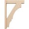 Ekena Millwork 6-in W x 26-in D x 38-in H Balboa Block Rough Cedar Woodgrain TimberThane Outlooker, Primed Tan OUTUR060X26X38BOA44RCPR - alternate 2